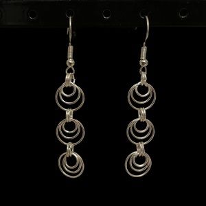 2/13/23 - 3 for $15 layered silver hoop earrings